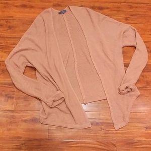 💙3/$20 - BECOOL Tan/Blush Cardigan, S/M